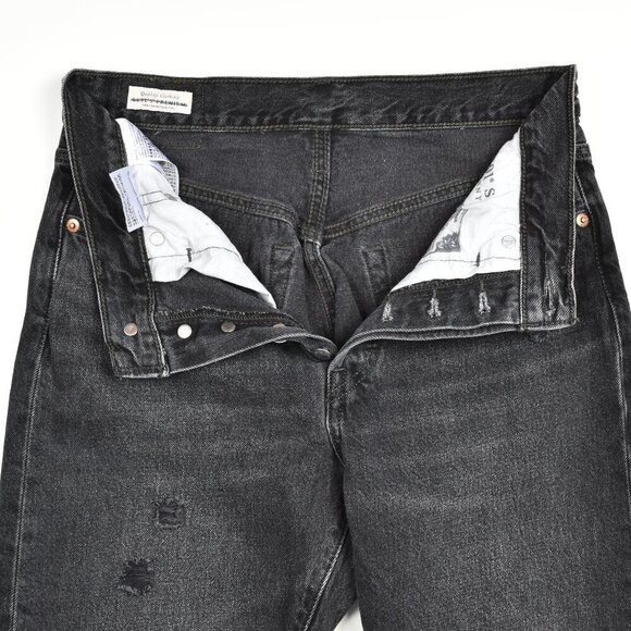 Levi's 501 Skinny Distressed Jeans Black Stick - 26 - Picture 5 of 11